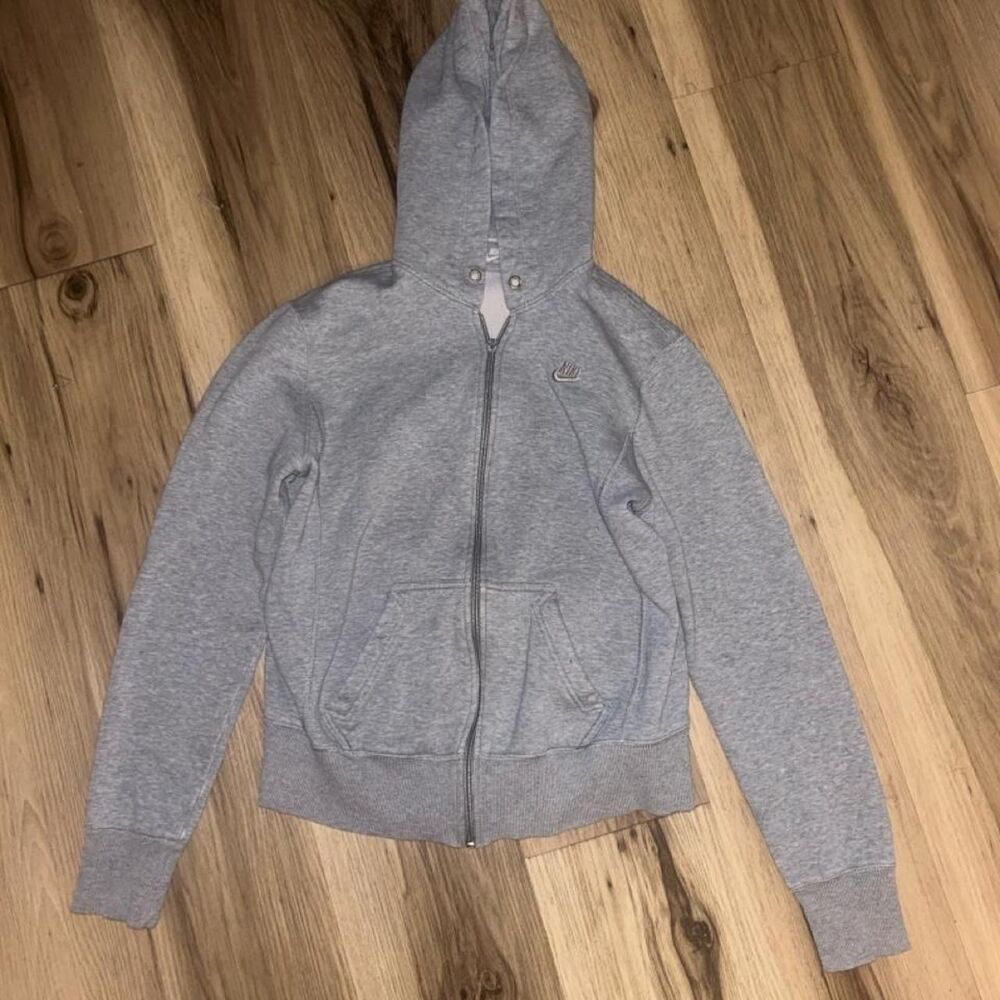 Nike Grey and Blue Jacket